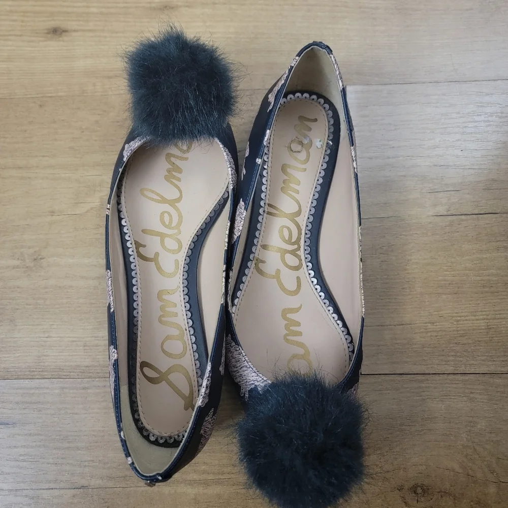 Sam Edleman Raddie Pointed Toe with PomPom - Picture 9 of 16